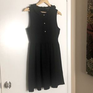 Tahari Black Women's Collard Dress.